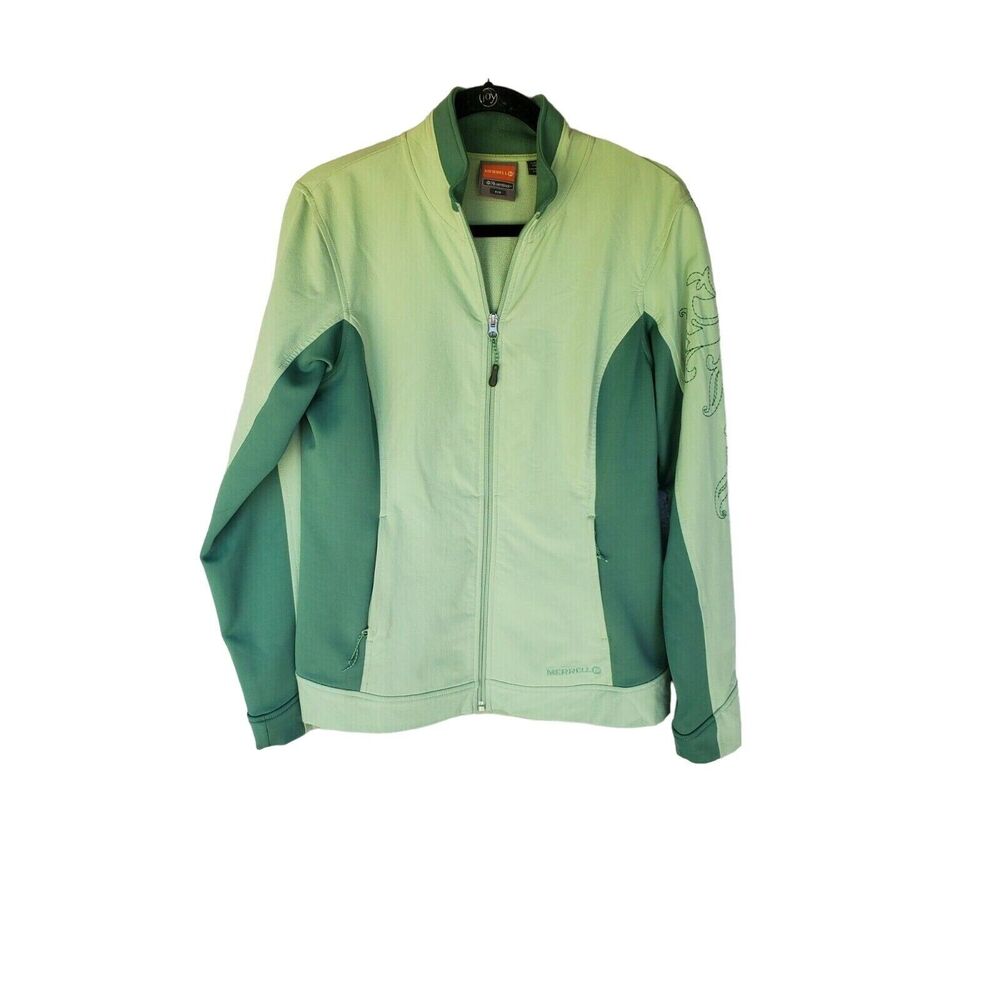 Merrell Jacket Medium Womens Green Aeroblock Zip … - image 2